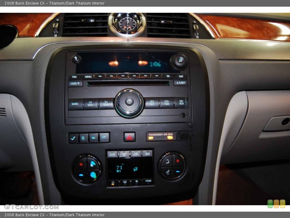 Titanium/Dark Titanium Interior Controls for the 2008 Buick Enclave CX #75884798
