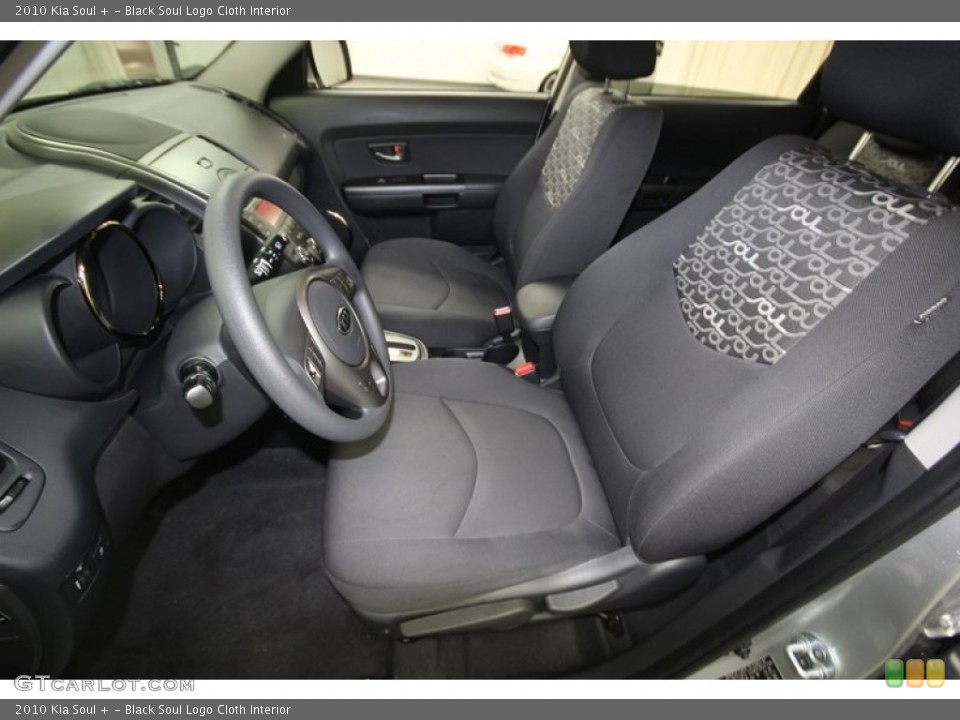 Black Soul Logo Cloth Interior Front Seat for the 2010 Kia Soul + #75884963