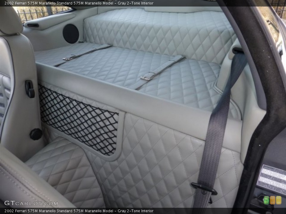 Gray 2-Tone Interior Photo for the 2002 Ferrari 575M Maranello  #75885137