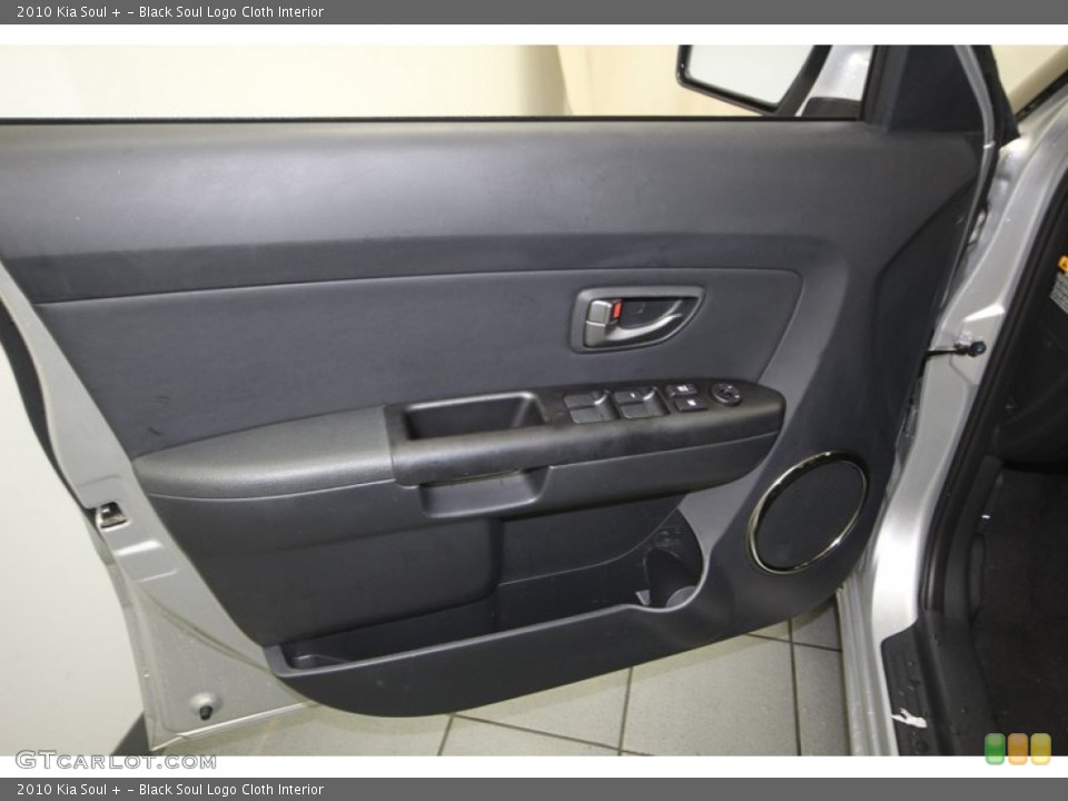 Black Soul Logo Cloth Interior Door Panel for the 2010 Kia Soul + #75885170
