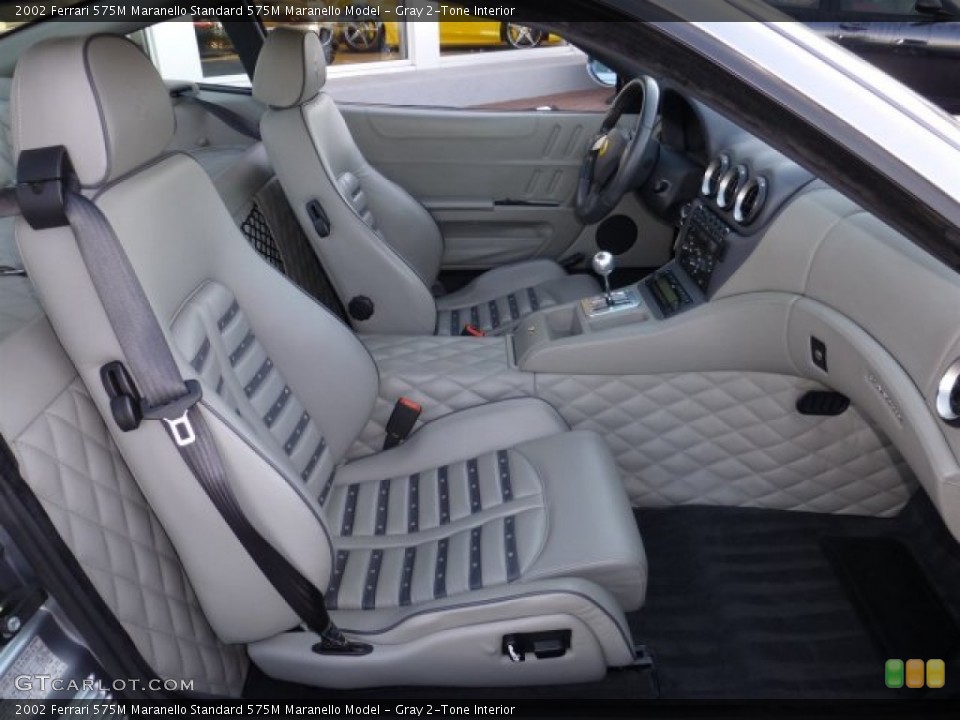 Gray 2-Tone Interior Photo for the 2002 Ferrari 575M Maranello  #75885176