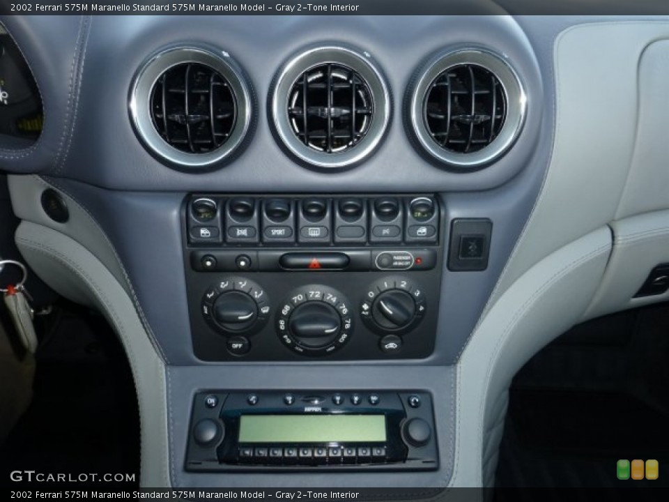 Gray 2-Tone Interior Controls for the 2002 Ferrari 575M Maranello  #75885311