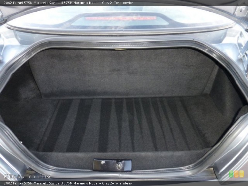 Gray 2-Tone Interior Trunk for the 2002 Ferrari 575M Maranello  #75885470