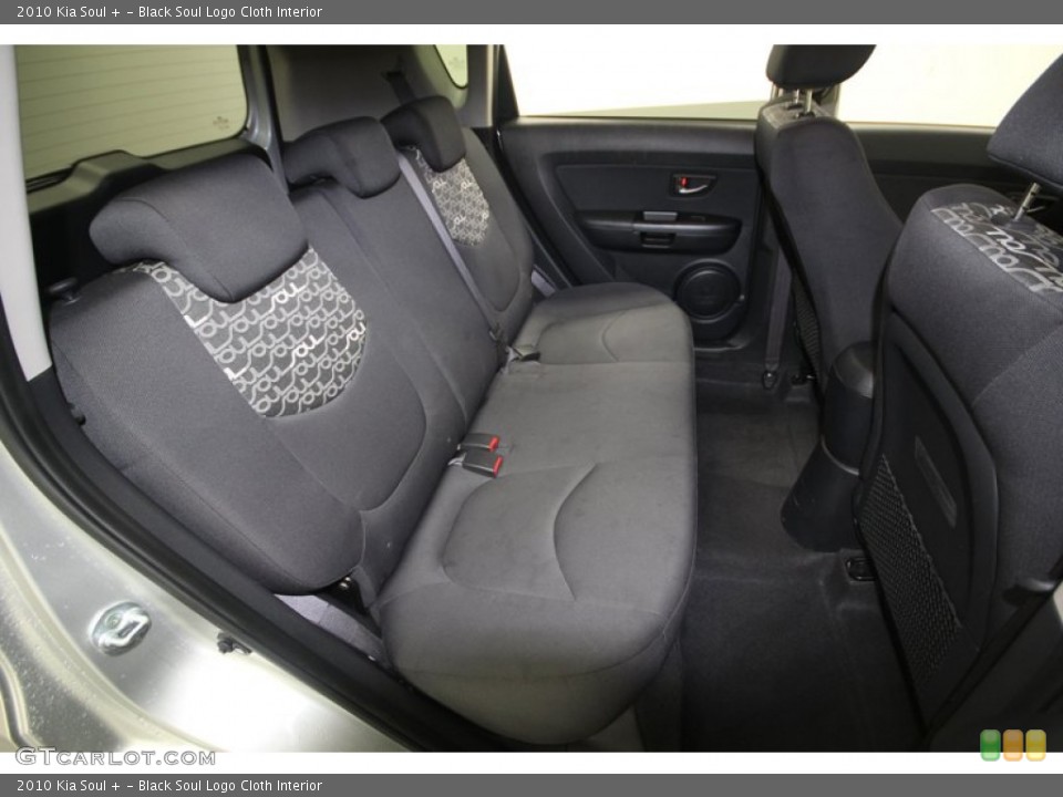 Black Soul Logo Cloth Interior Rear Seat for the 2010 Kia Soul + #75885484