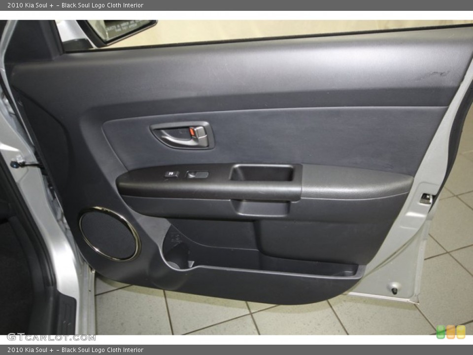 Black Soul Logo Cloth Interior Door Panel for the 2010 Kia Soul + #75885521