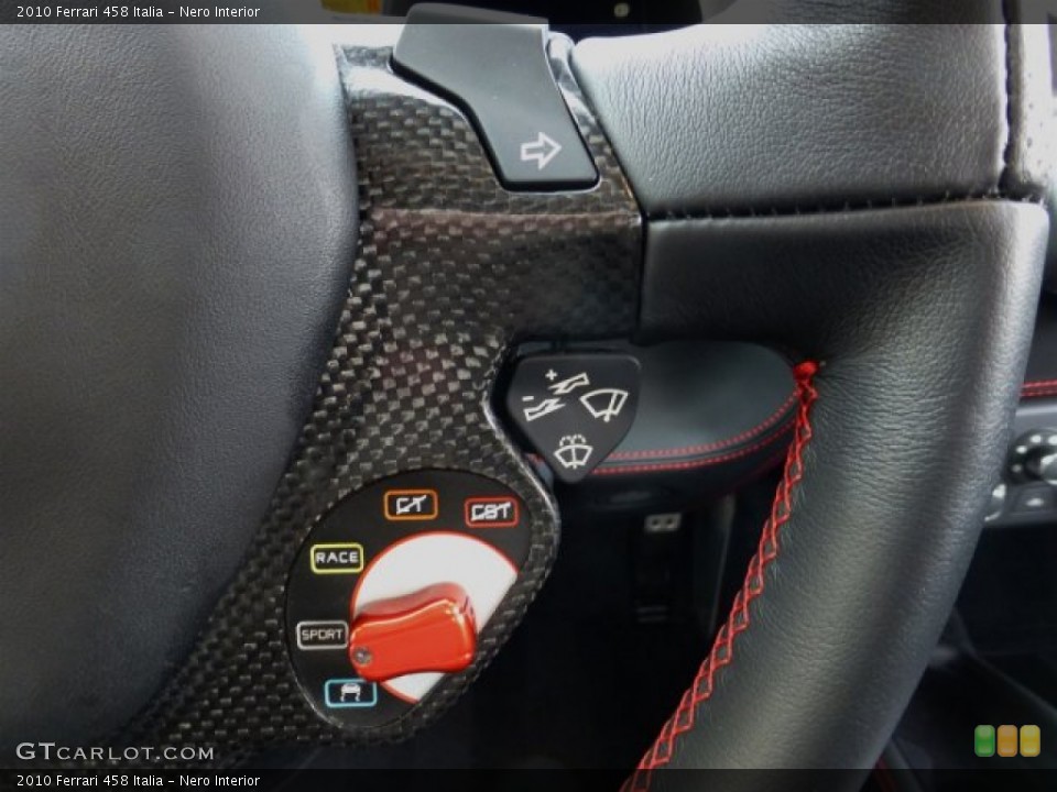 Nero Interior Controls for the 2010 Ferrari 458 Italia #75886089