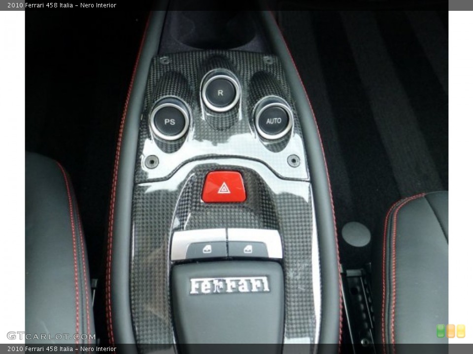 Nero Interior Controls for the 2010 Ferrari 458 Italia #75886174