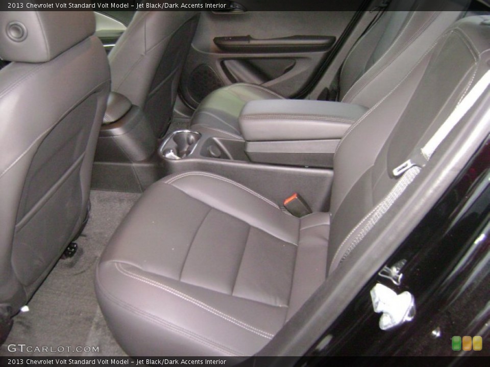 Jet Black/Dark Accents Interior Rear Seat for the 2013 Chevrolet Volt  #75889245