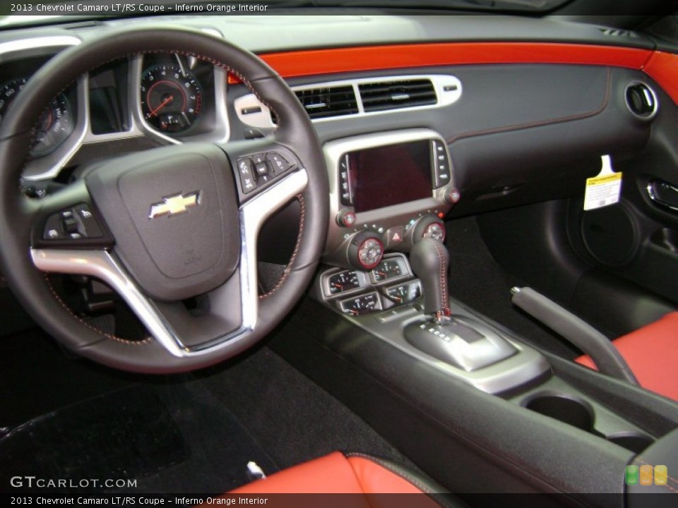 Inferno Orange Interior Dashboard for the 2013 Chevrolet Camaro LT/RS Coupe #75890510