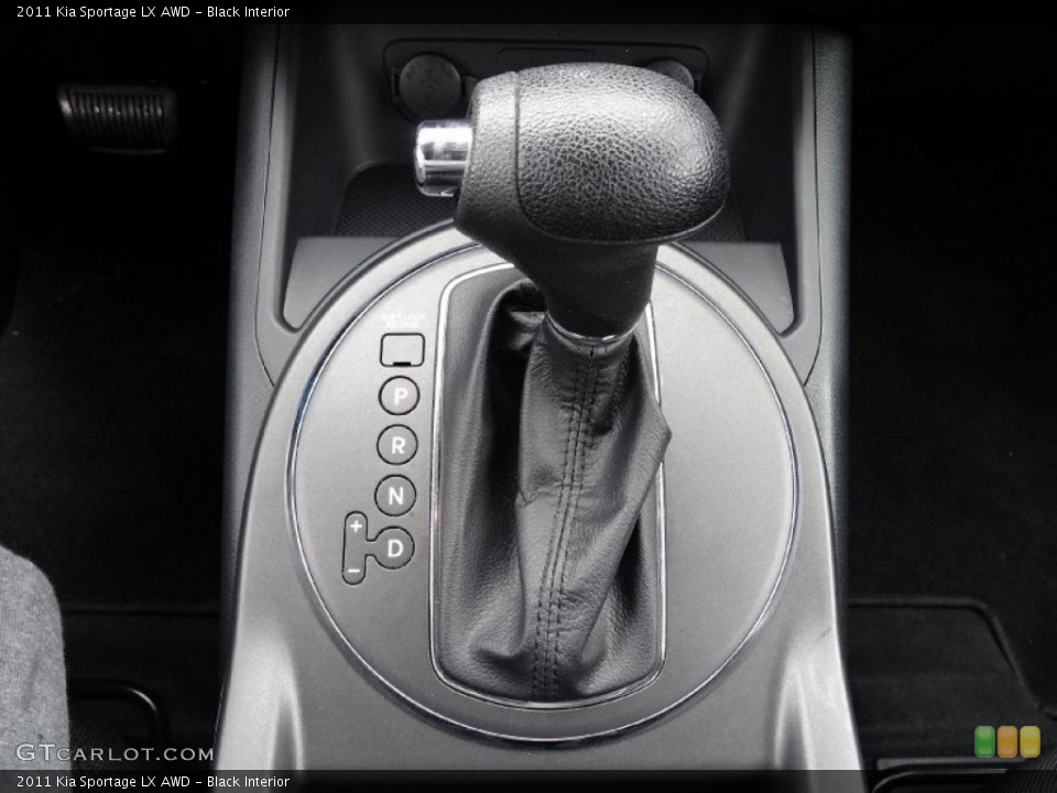 Black Interior Transmission for the 2011 Kia Sportage LX AWD #75892031