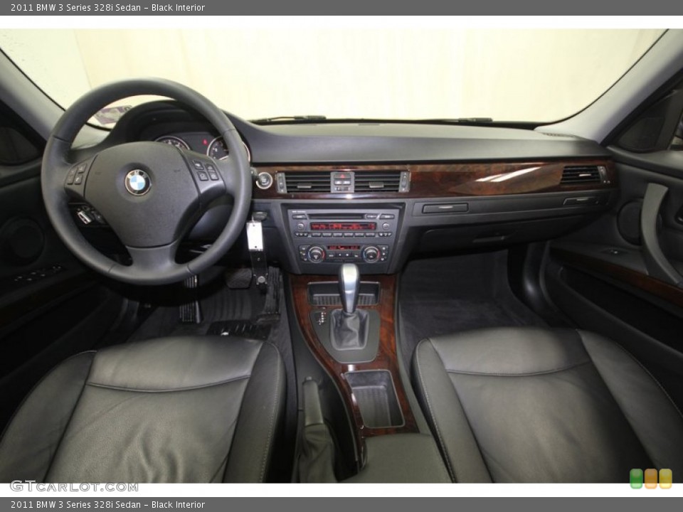 Black Interior Dashboard for the 2011 BMW 3 Series 328i Sedan #75892556
