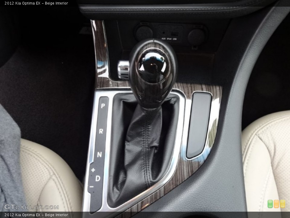Beige Interior Transmission for the 2012 Kia Optima EX #75892914