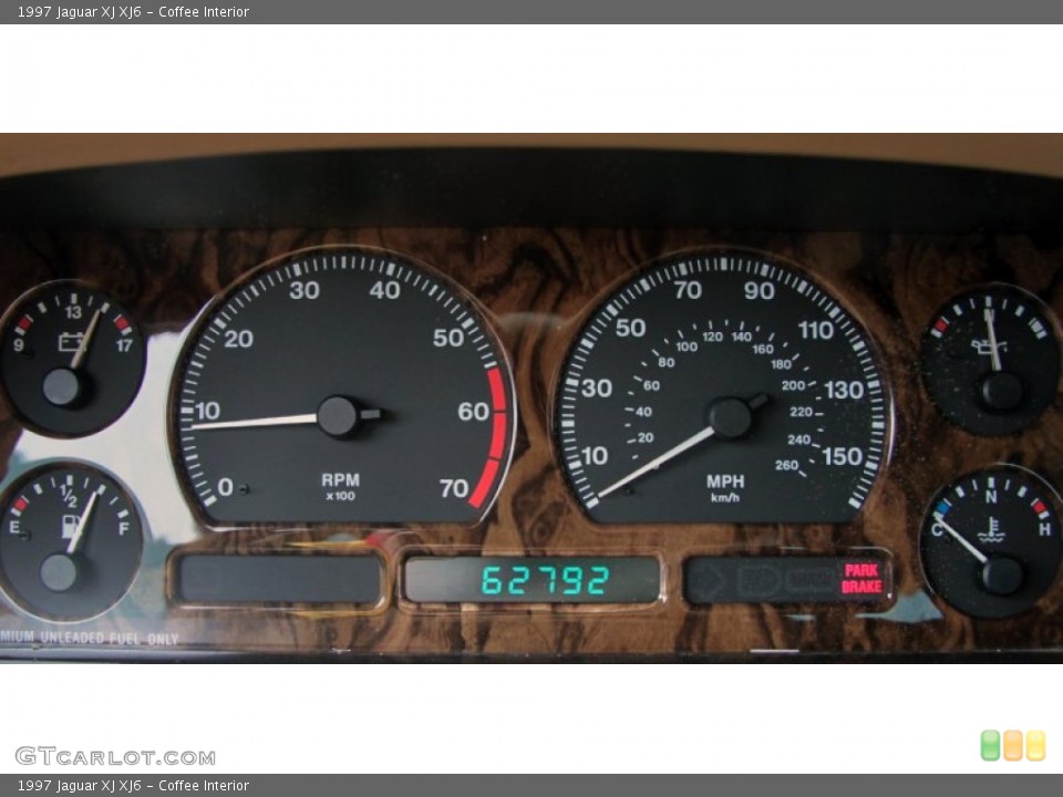 Coffee Interior Gauges for the 1997 Jaguar XJ XJ6 #75893135