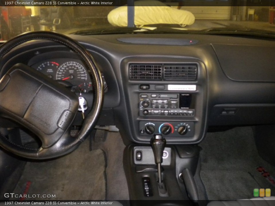 Arctic White Interior Dashboard for the 1997 Chevrolet Camaro Z28 SS Convertible #75893780