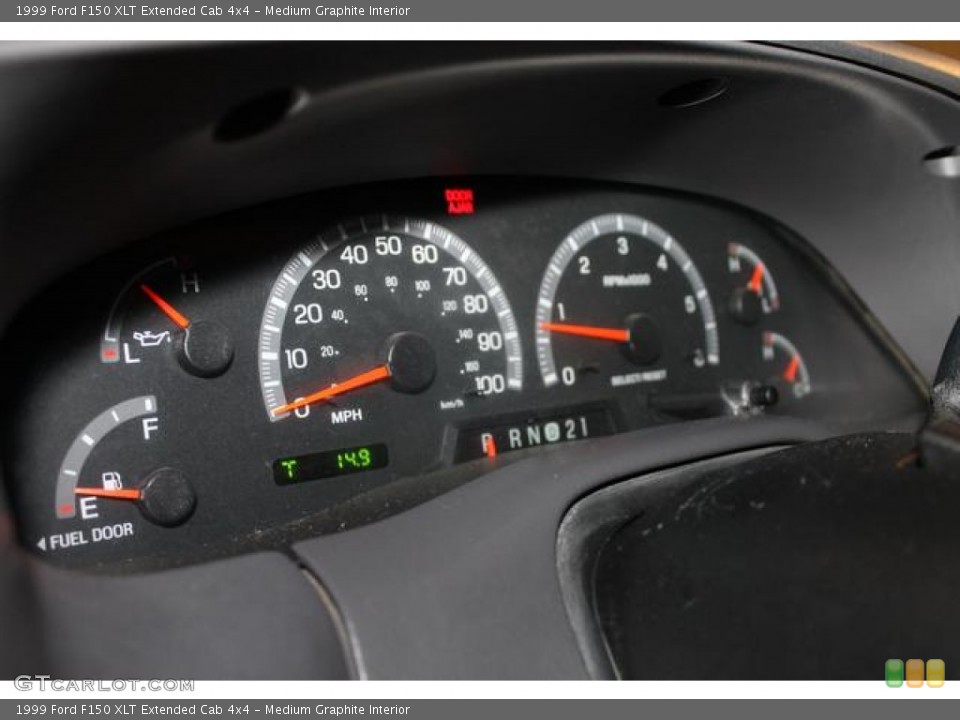 Medium Graphite Interior Gauges for the 1999 Ford F150 XLT Extended Cab 4x4 #75894175