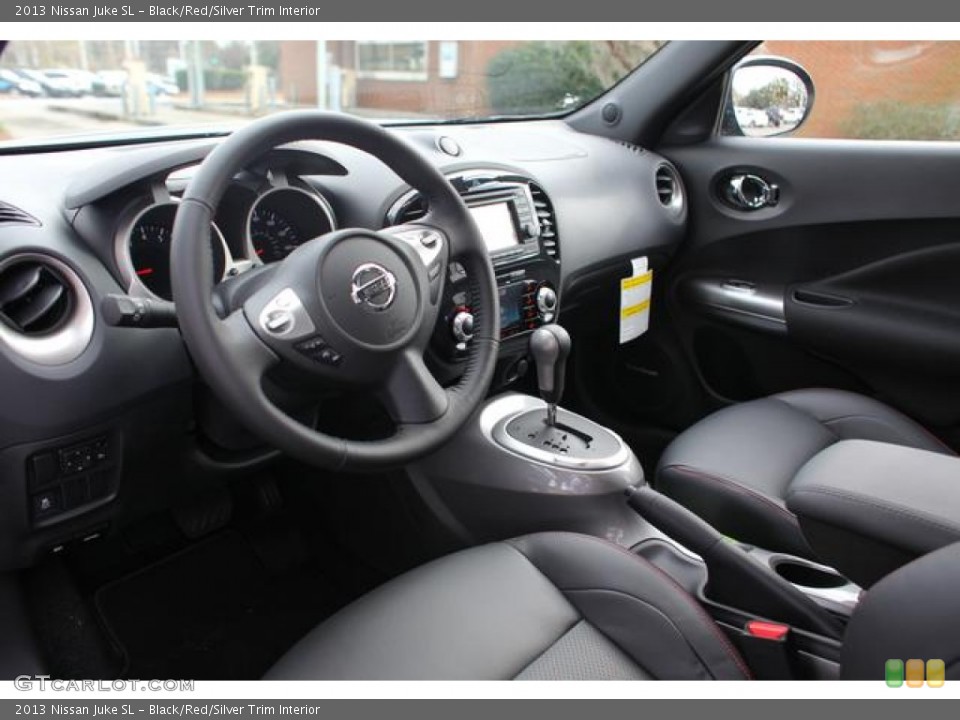 Black/Red/Silver Trim Interior Photo for the 2013 Nissan Juke SL #75896432