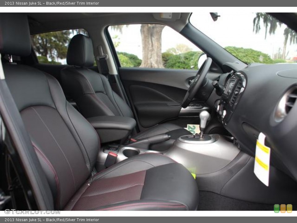 Black/Red/Silver Trim Interior Photo for the 2013 Nissan Juke SL #75896523