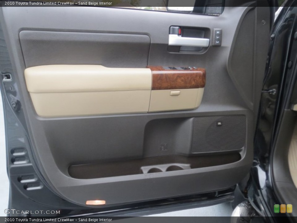 Sand Beige Interior Door Panel for the 2010 Toyota Tundra Limited CrewMax #75898814