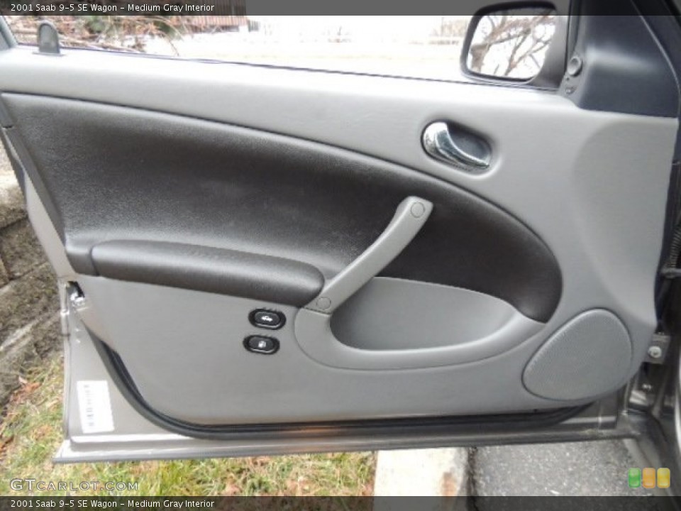 Medium Gray Interior Door Panel for the 2001 Saab 9-5 SE Wagon #75898911