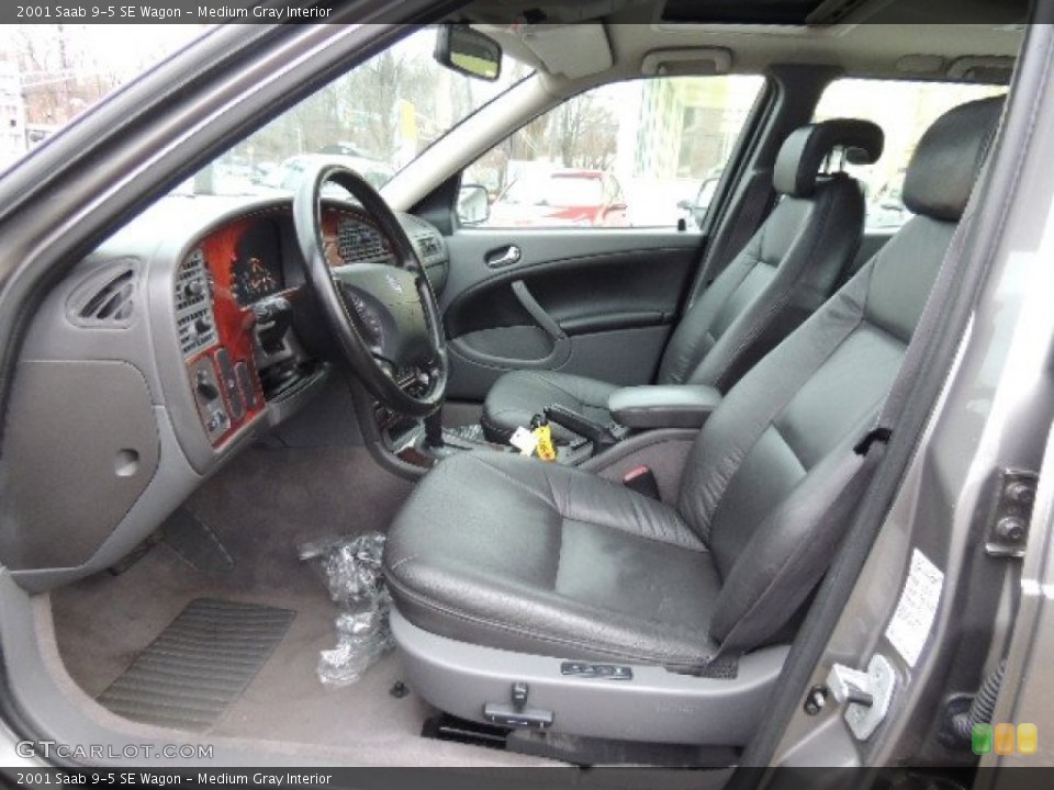 Medium Gray Interior Prime Interior for the 2001 Saab 9-5 SE Wagon #75898925
