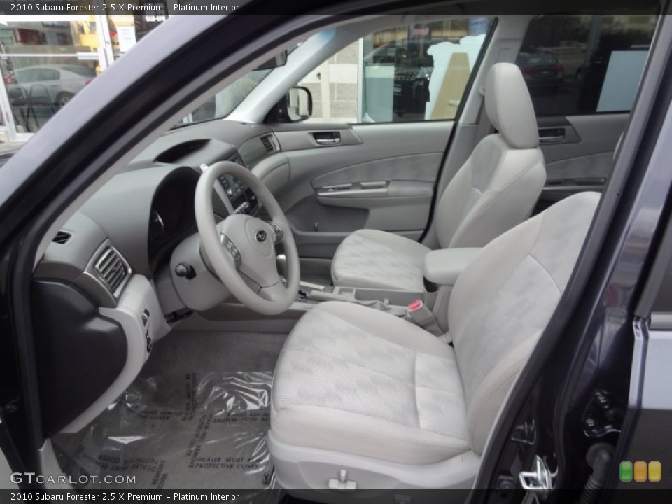 Platinum Interior Front Seat for the 2010 Subaru Forester 2.5 X Premium #75902089