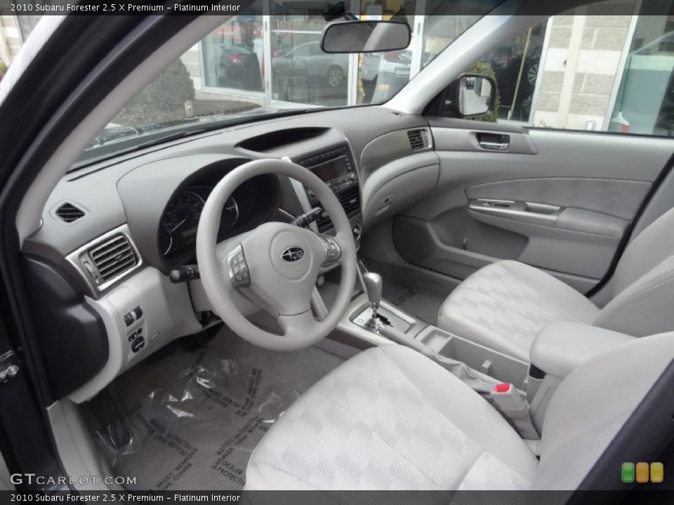 Platinum Interior Prime Interior for the 2010 Subaru Forester 2.5 X Premium #75902106