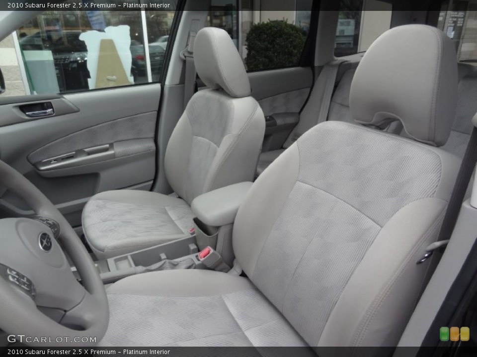 Platinum Interior Front Seat for the 2010 Subaru Forester 2.5 X Premium #75902123