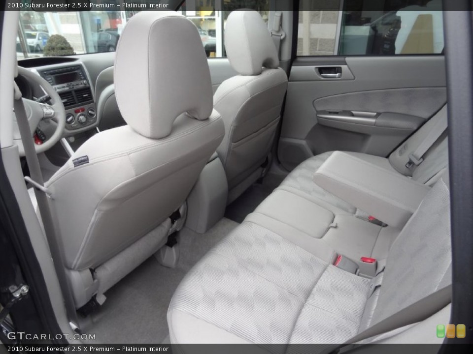 Platinum Interior Rear Seat for the 2010 Subaru Forester 2.5 X Premium #75902151