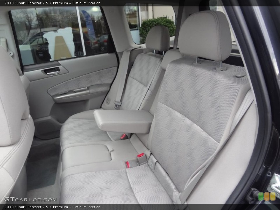 Platinum Interior Rear Seat for the 2010 Subaru Forester 2.5 X Premium #75902170