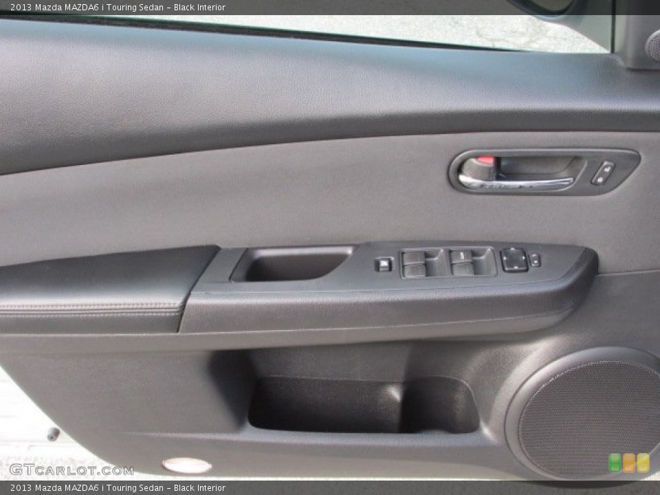 Black Interior Door Panel for the 2013 Mazda MAZDA6 i Touring Sedan #75902258