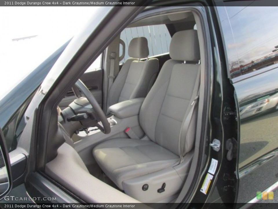 Dark Graystone/Medium Graystone Interior Front Seat for the 2011 Dodge Durango Crew 4x4 #75902567