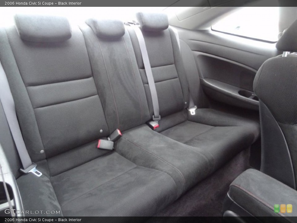 Black Interior Rear Seat for the 2006 Honda Civic Si Coupe #75903233