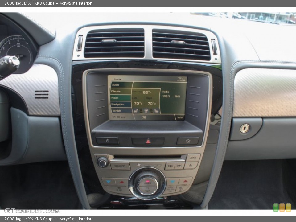 Ivory/Slate Interior Controls for the 2008 Jaguar XK XK8 Coupe #75904250