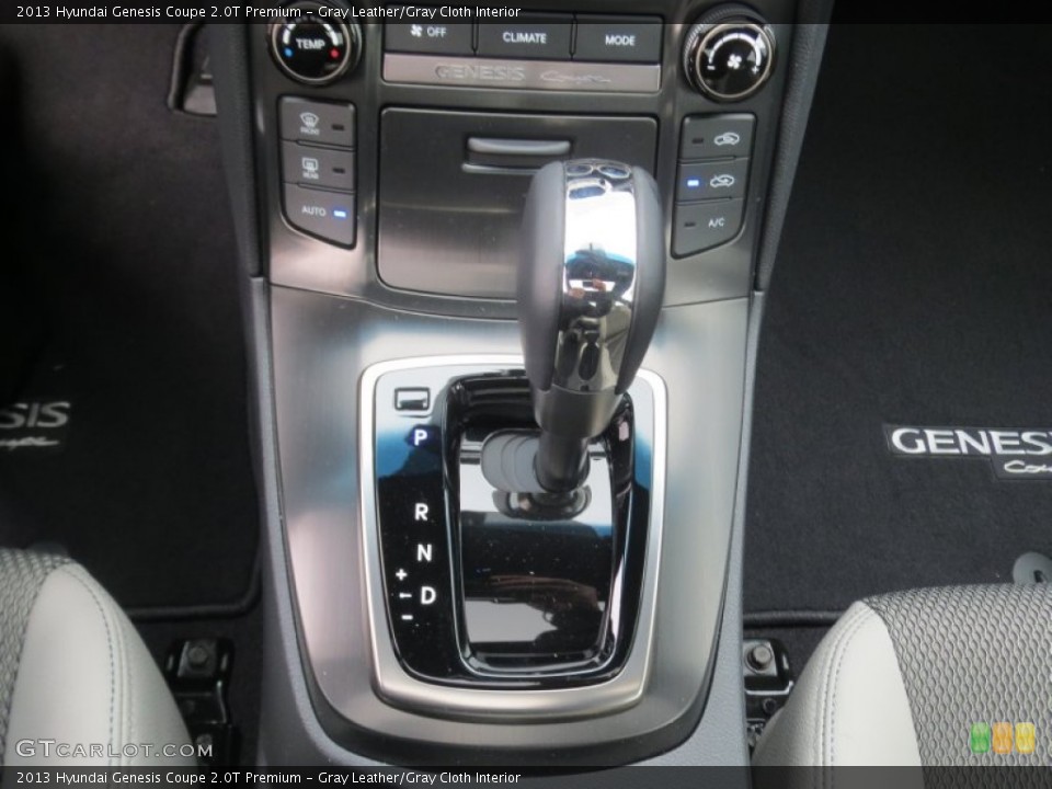 Gray Leather/Gray Cloth Interior Transmission for the 2013 Hyundai Genesis Coupe 2.0T Premium #75904261