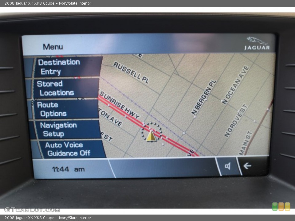Ivory/Slate Interior Navigation for the 2008 Jaguar XK XK8 Coupe #75904283