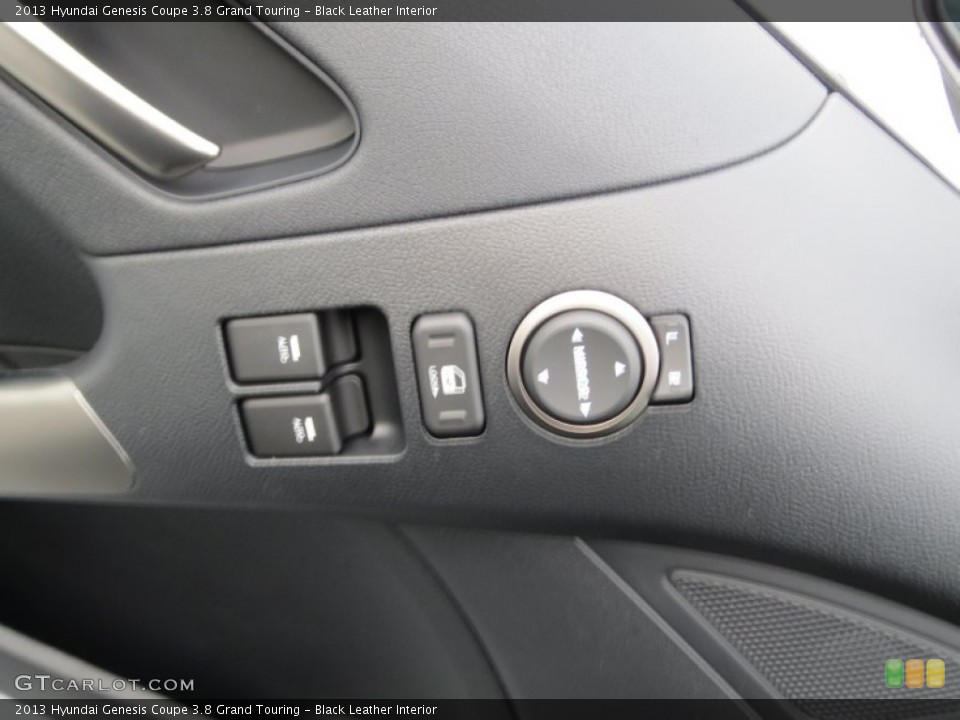 Black Leather Interior Controls for the 2013 Hyundai Genesis Coupe 3.8 Grand Touring #75904614