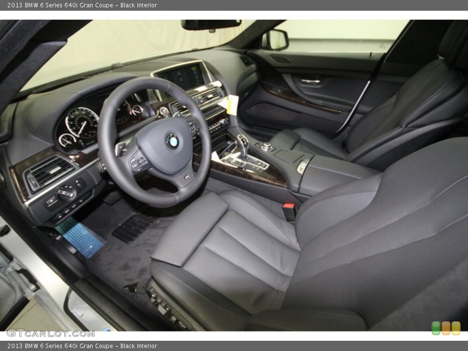 Black Interior Prime Interior for the 2013 BMW 6 Series 640i Gran Coupe #75905417