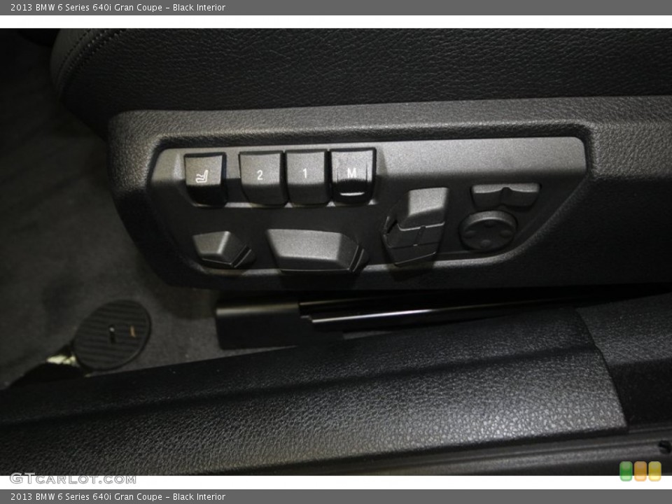 Black Interior Controls for the 2013 BMW 6 Series 640i Gran Coupe #75905480