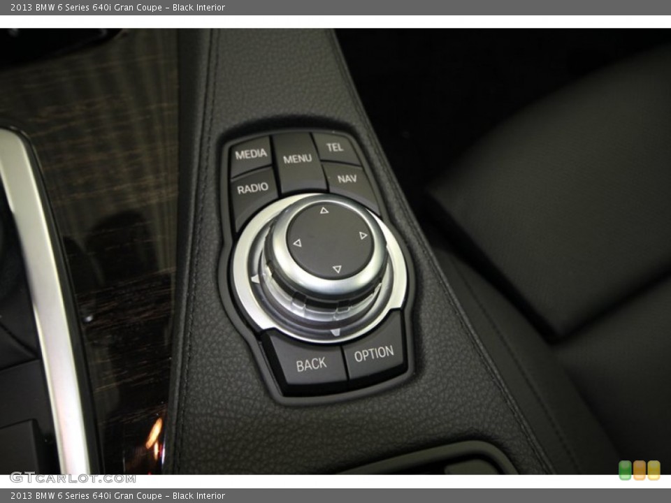 Black Interior Controls for the 2013 BMW 6 Series 640i Gran Coupe #75905552