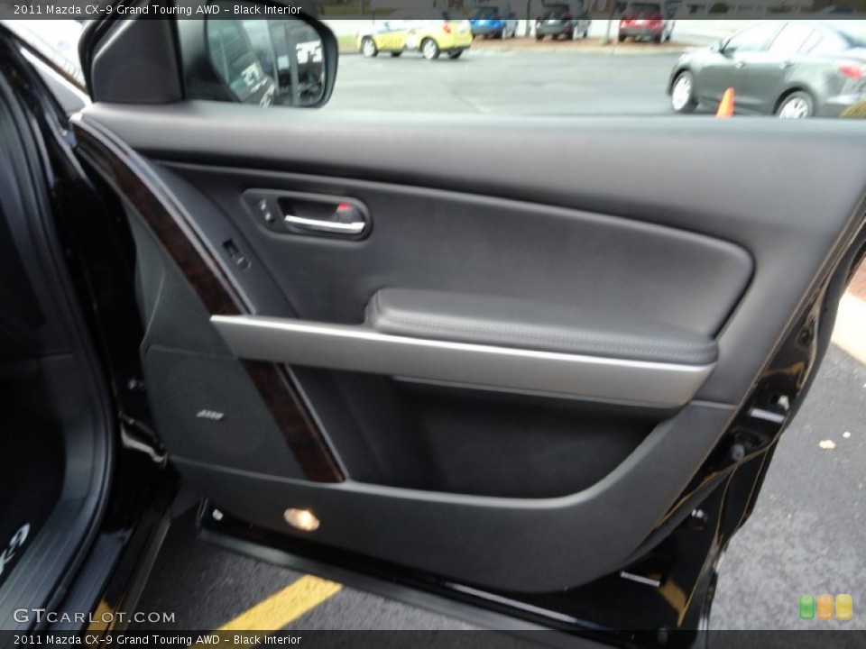 Black Interior Door Panel for the 2011 Mazda CX-9 Grand Touring AWD #75905608