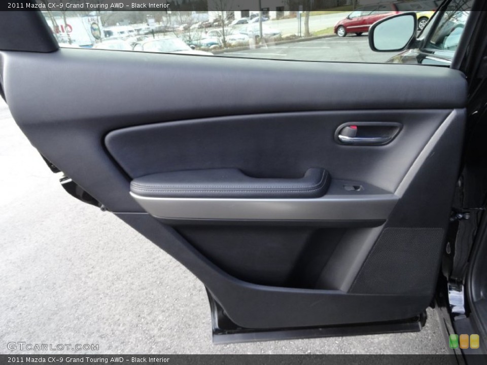 Black Interior Door Panel for the 2011 Mazda CX-9 Grand Touring AWD #75905728