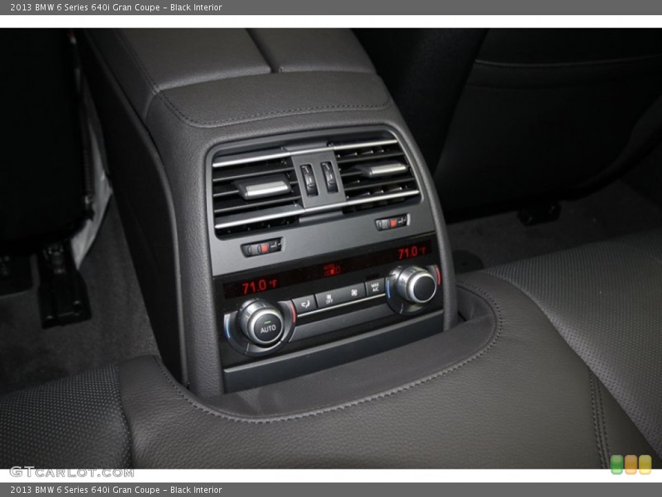 Black Interior Controls for the 2013 BMW 6 Series 640i Gran Coupe #75905765