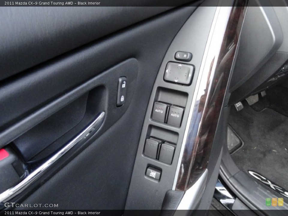 Black Interior Controls for the 2011 Mazda CX-9 Grand Touring AWD #75905801