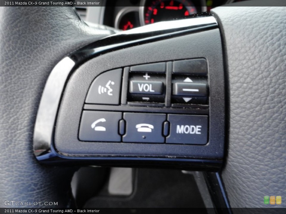 Black Interior Controls for the 2011 Mazda CX-9 Grand Touring AWD #75905879