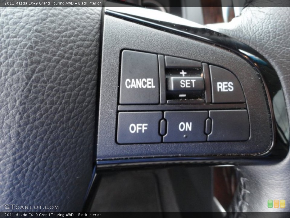Black Interior Controls for the 2011 Mazda CX-9 Grand Touring AWD #75905894