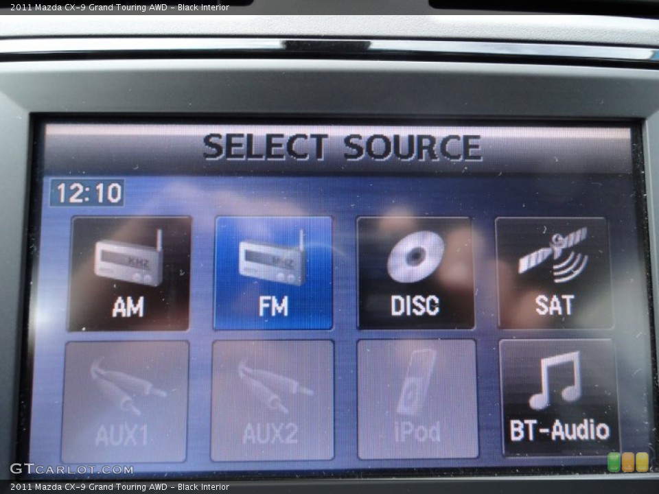 Black Interior Audio System for the 2011 Mazda CX-9 Grand Touring AWD #75905975
