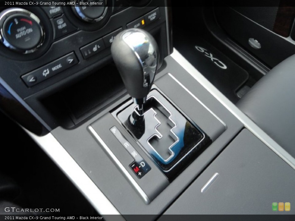 Black Interior Transmission for the 2011 Mazda CX-9 Grand Touring AWD #75906058