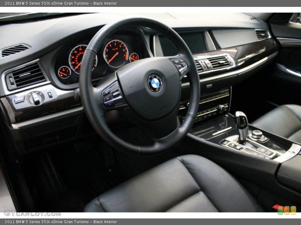 Black Interior Prime Interior for the 2011 BMW 5 Series 550i xDrive Gran Turismo #75906799