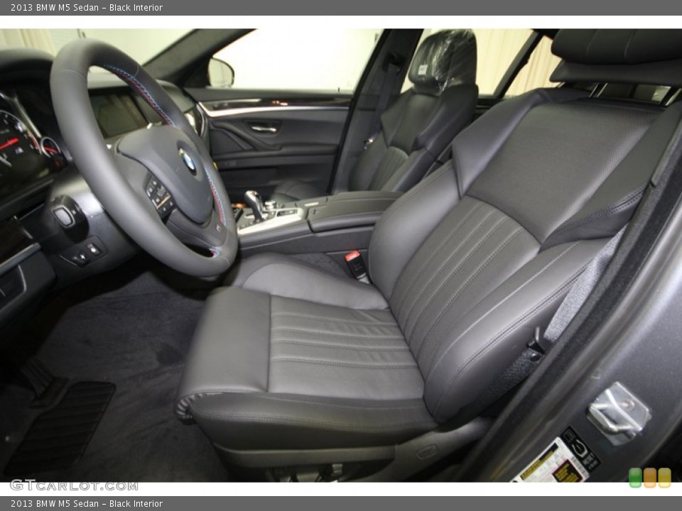 Black Interior Front Seat for the 2013 BMW M5 Sedan #75908093