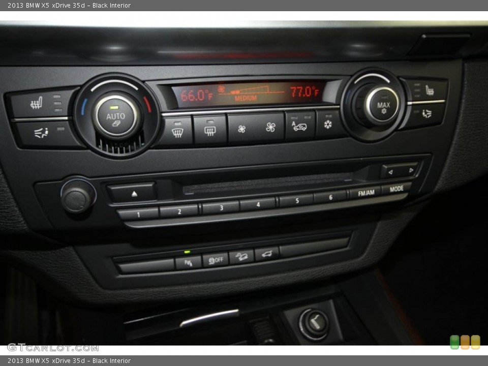 Black Interior Controls for the 2013 BMW X5 xDrive 35d #75909720